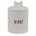 Winston Porter Ceramic Woof Jar with Bone WNSP6693